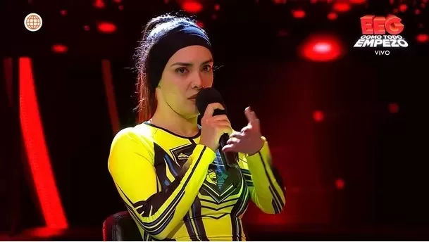 Rosángela Espinoza debió responder si su reciente ruptura con su novio chileno fue por Patricio Patricio. Fuente: AméricaTV Rosángela Espinoza debió responder si su reciente ruptura con su novio chileno fue por Patricio Patricio. Fuente: AméricaTV