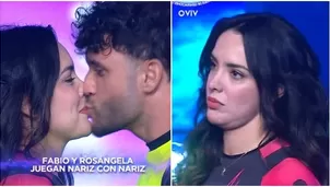 Rosángela Espinoza enfureció con Fabio Agostini tras robarle apasionado beso. Fuente: AméricaTV