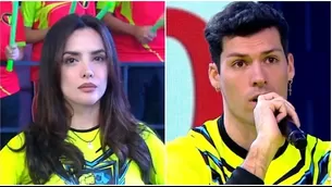 Patricio Parodi eliminó a Rosángela Espinoza de Esto es Guerra. Fuente: AméricaTV