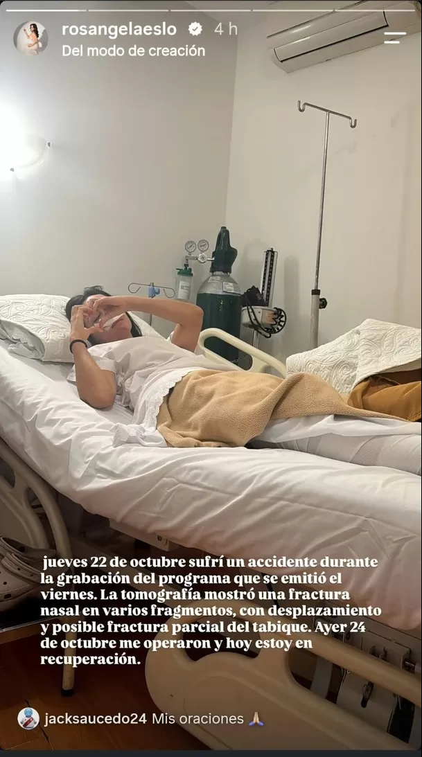 Rosángela Espinoza tuvo que ser operada tras fuerte choque contra Karen Dejo en 'Esto es Guerra' / IG: @rosangelaeslo Rosángela Espinoza tuvo que ser operada tras fuerte choque contra Karen Dejo en 'Esto es Guerra' / IG: @rosangelaeslo