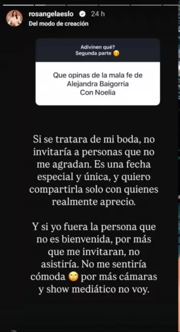 Rosángela Espinoza opinó de polémica conversación entre Mario Irivarren y Alejandra Baigorria / Instagram Rosángela Espinoza opinó de polémica conversación entre Mario Irivarren y Alejandra Baigorria / Instagram