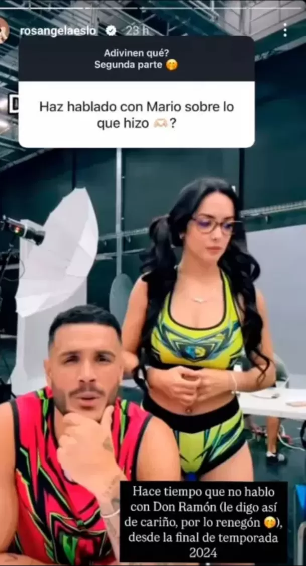 Rosángela Espinoza respondió si conversó o no con Mario Irivarren / Instagram Rosángela Espinoza respondió si conversó o no con Mario Irivarren / Instagram