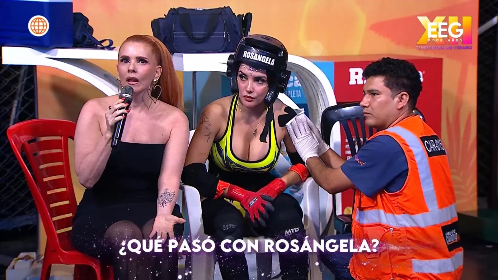 Rosángela Espinoza perjudicó a los guerreros con resta de puntos. fuente: AméricaTV