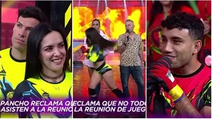 Rosángela Espinoza huye corriendo del set tras ser expuesta por Said Palao y asegurar que está enamorada de Patricio Parodi / AméricaTV