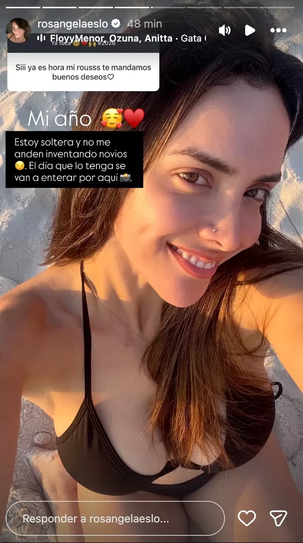 Rosángela Espinoza inició el 2026 en Río de Janeiro. Foto: Instagram Rosángela Espinoza inició el 2026 en Río de Janeiro. Foto: Instagram