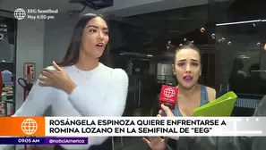 Rosángela Espinoza le dijo de todo a Romina Lozano en pasillos del canal