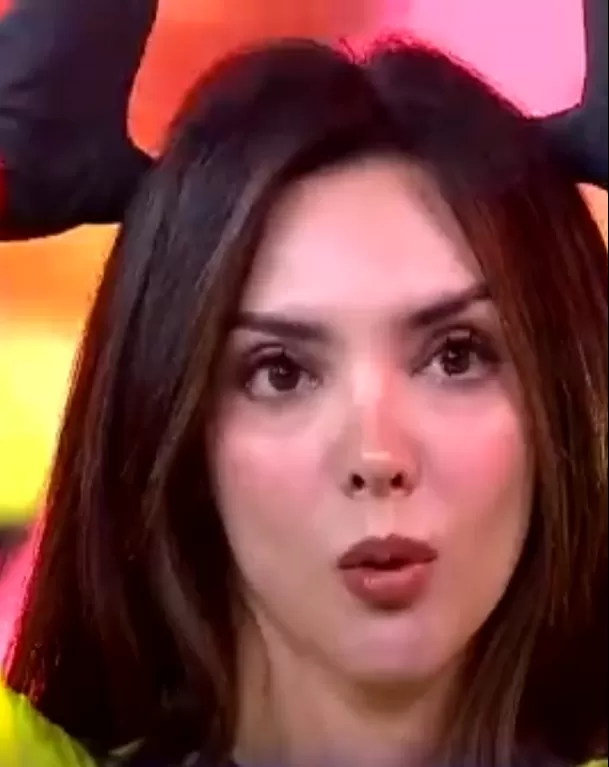 Rosángela Espinoza no perdonó actitud de Patricio Parodi. Foto: América TV Rosángela Espinoza no perdonó actitud de Patricio Parodi. Foto: América TV