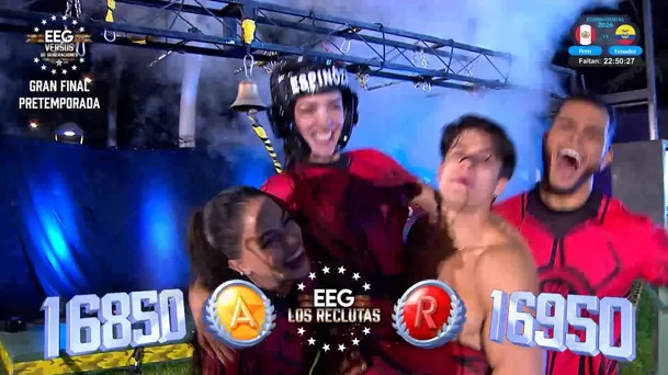 Rosángela fue levantada en brazos tras vencer a Melissa en agónico circuito. Fuente: AméricaTV