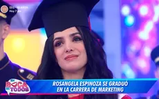 Rosángela Espinoza lloró al recordar todo lo que hizo para estudiar en la universidad - Noticias de darwin-espinoza