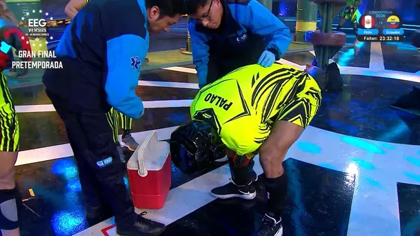 Rosángela Espinoza minimizó lesión de Said Palao y lo llamó 'Neymar'. Fuente: AméricaTV