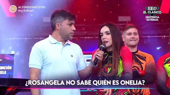 Rosángela no sabía el nombre de Onelia Molina en vivo. Fuente: AméricaTV