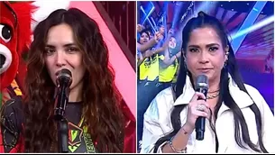 Rosángela Espinoza no recordó el nombre de Katia Palma en plena competencia. Fuente: AméricaTV