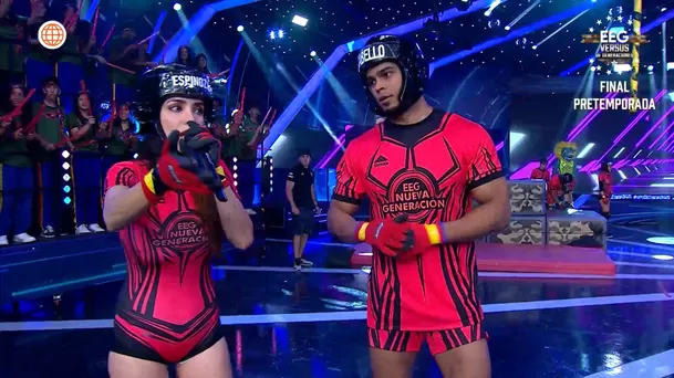 Rosángela Espinoza no sabía el nombre de Leandro y así lo llamó en vivo. Fuente: AméricaTV