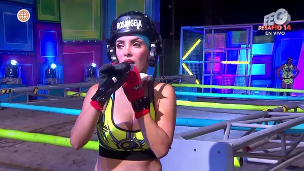 Rosángela Espinoza pidió no competir por supuesto golpe de Jota, pero la ‘chotearon’ / AméricaTV Rosángela Espinoza pidió no competir por supuesto golpe de Jota, pero la ‘chotearon’ / AméricaTV