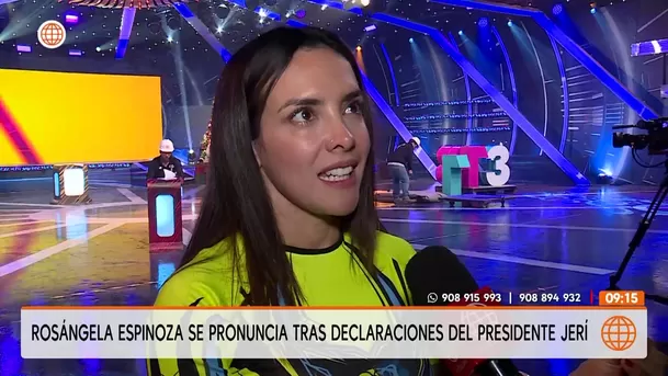 Rosángela Espinoza respondió a declaraciones del presidente José Jerí / Captura Rosángela Espinoza respondió a declaraciones del presidente José Jerí / Captura