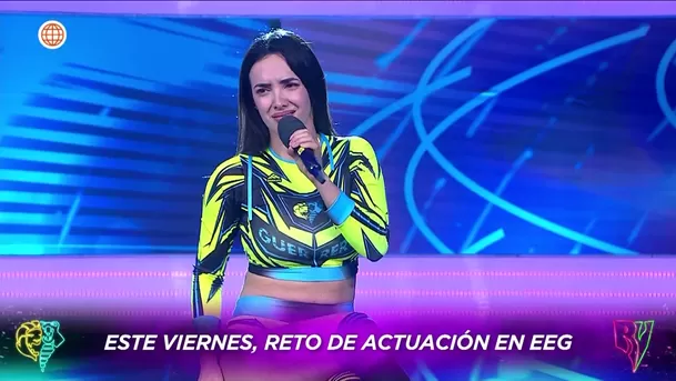 Rosángela Espinoza rechazó darse un beso con Pancho Rodríguez / AméricaTV Rosángela Espinoza rechazó darse un beso con Pancho Rodríguez / AméricaTV