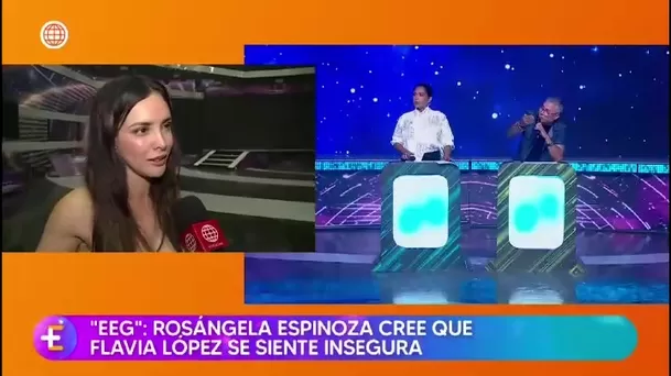 Rosángela Espinoza tilda de insegura a Flavia López/ América TV