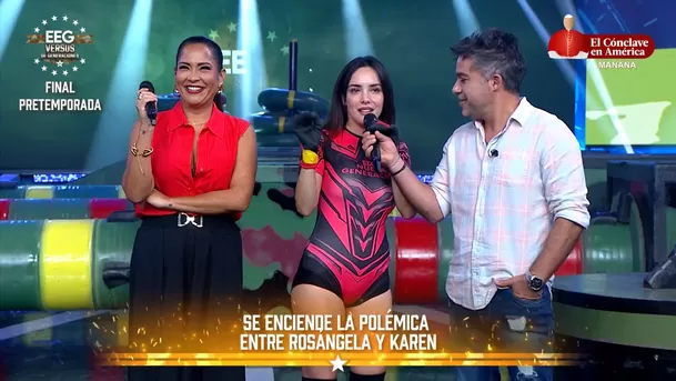 Rosángela Espinoza reveló "retoquitos" de Karen Dejo. Fuente: AméricaTV