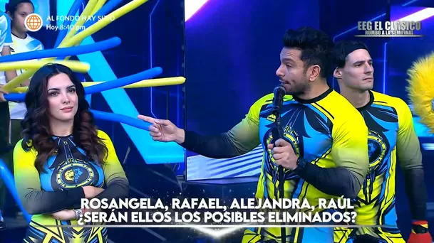 Rosángela Espinoza abandonó el set de EEG por broma de Rafael Cardozo. Fuente: AméricaTV