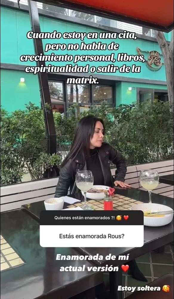 Rosángela Espinoza respondió pregunta sobre su vida sentimental. Fuente: AméricaTV