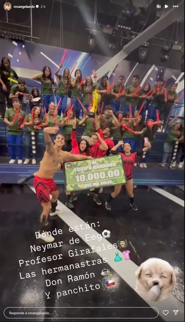 La Nueva Generación se burló de los Históricos tras ganar la final. Fuente: Instagram