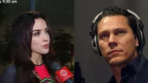 Rosángela Espinoza y DJ Tiesto