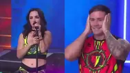 Rosángela Espinoza se incomodó por reto de beso con Pancho
