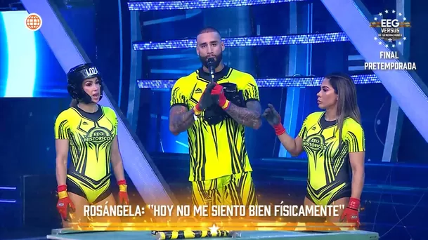 Rosángela Espinoza se negó a competir y Jota Benz la criticó. Fuente: AméricaTV