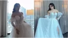 Rosángela Espinoza sorprende al lucir vestida de novia