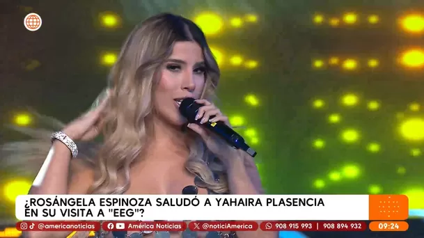 Yahaira Plasencia también se reencontró con Rosángela Espinoza en 'Esto es Guerra' / América Tv