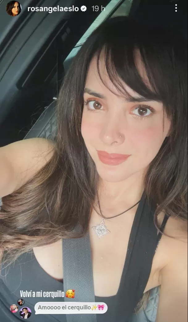 El cambio de look de Rosángela Espinoza / Fuente: Instagram El cambio de look de Rosángela Espinoza / Fuente: Instagram