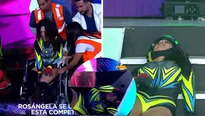 Rosángela Espinoza sufre fuerte lesión en Esto es Guerra/ Foto: América TV