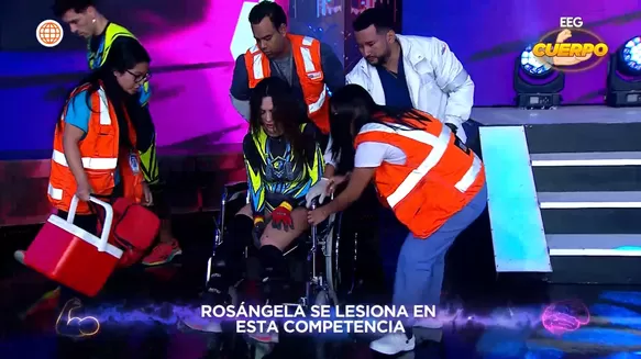 Rosángela Espinoza sufre fuerte lesión en Esto es Guerra/ Foto: América TV