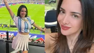Rosángela Espinoza sufrió con el partido de Argentina vs. Egipto