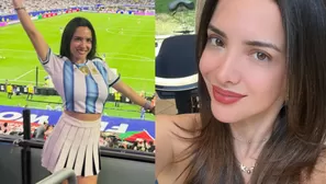 Rosángela Espinoza no pudo evitar ponerse nerviosa con el sufrido partido de la albiceleste en octavos de final del Mundial 2026 Video: Instagram @rosangelaeslo