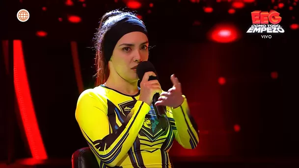 Rosángela Espinoza debió responder si su reciente ruptura con su novio chileno fue por Patricio Patricio. Fuente: AméricaTV