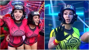 Rosángela venció a Melissa con amplía ventaja en fuerza y así reaccionó Loza. Fuente: AméricaTV