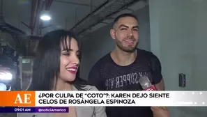 Rosángela Espinoza y 'Coto' Hernández dijeron esto sobre su amistad (Foto: Captura América TV)