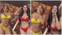 Rosángela Espinoza y Macarena Vélez cautivaron con baile. Fuente: Instagram