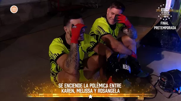 Rosángela Espinoza hizo ‘llorar’ de risa a Mario Irivarren con cruel broma a Onelia Molina. Fuente: AméricaTV