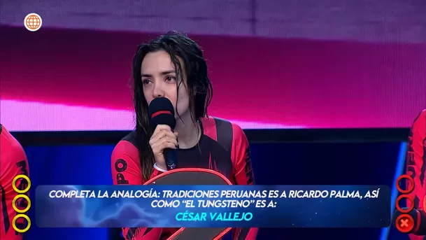 Rosángela se burló de la “inteligencia” de Melissa en plena competencia. Fuente: AméricaTV Rosángela se burló de la “inteligencia” de Melissa en plena competencia. Fuente: AméricaTV