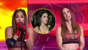 Rosángela sugiere prácticas extrañas en camerino de Karen Dejo/ Foto y Video: América TV