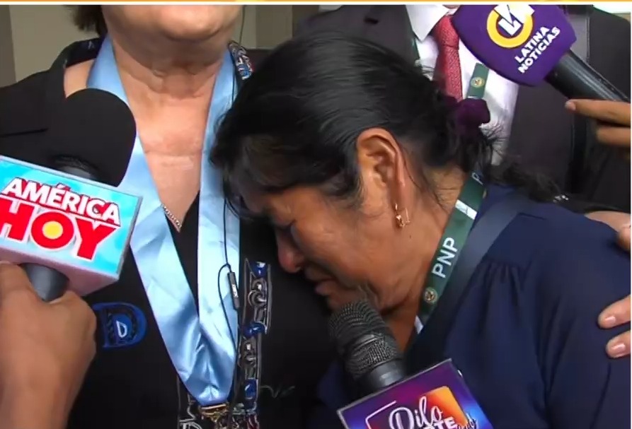 Mary Luz Sucapuca, madre de la 'Muñequita Mily' rompió en llanto al recordar la agonía de su hija/Foto: América Hoy