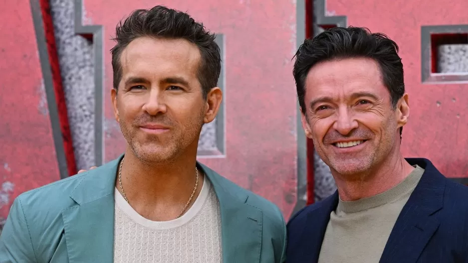 Ryan Reynolds y Hugh Jackman han recorrido varios país por el estreno de 'Deadpool & Wolverine' / AFP