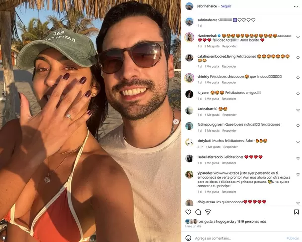 a hermana menor de Mario Hart dejó la TV, pero regresó a redes con una noticia que sorprendió a todos. ¡Comprometida! Foto: Instagram a hermana menor de Mario Hart dejó la TV, pero regresó a redes con una noticia que sorprendió a todos. ¡Comprometida! Foto: Instagram