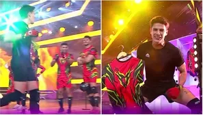 Said Palao celebra a lo grande y grita de emoción al ver a Kevin Díaz unirse a los combatientes / AméricaTV