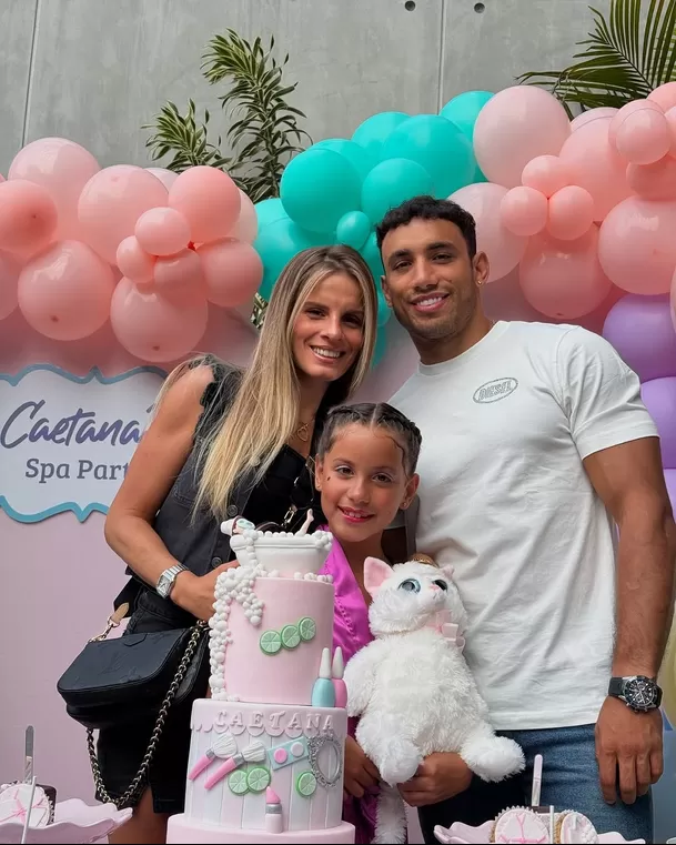 Said Palao celebró cumpleaños de su hija Caetana junto a Alejandra Baigorria. Fuente: Instagram