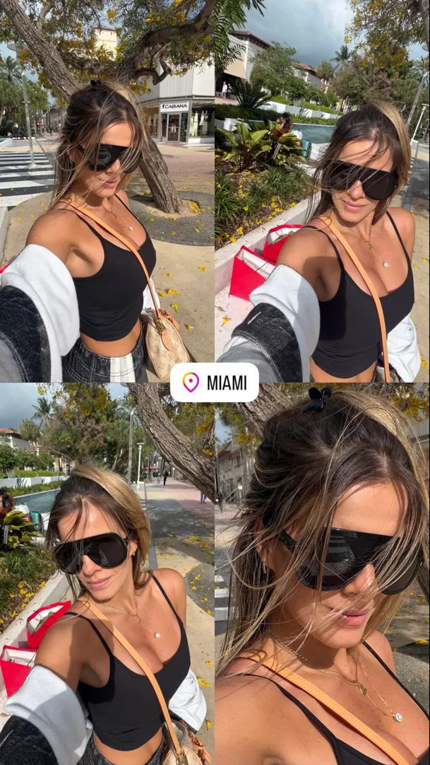Alejandra Baigorria en Miami mientras que Said Palao cumple 33 años / Instagram