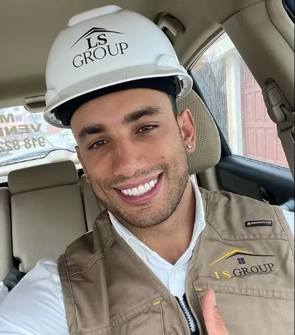 Said Palao feliz con su empresa constructora |Imagen: Instagram Said Palao feliz con su empresa constructora |Imagen: Instagram