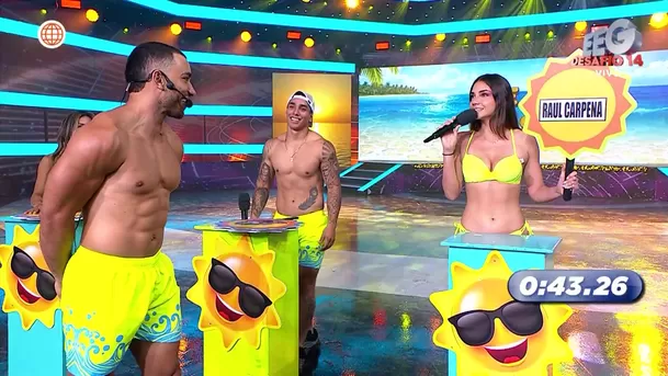 Said Palao desató risas en el set de 'Esto es guerra'. Foto: América TV